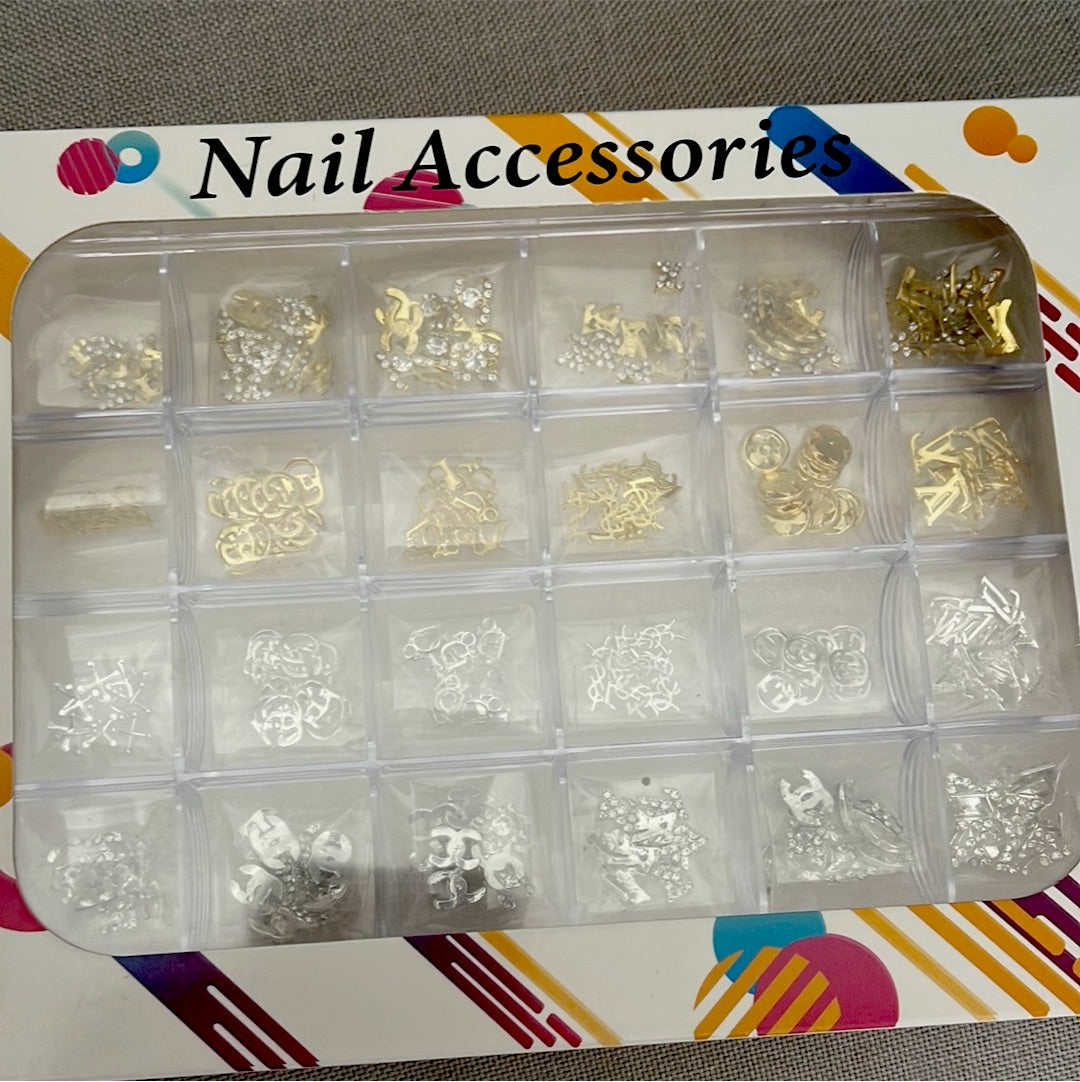 Luxury Designer Nail Charms (Box)